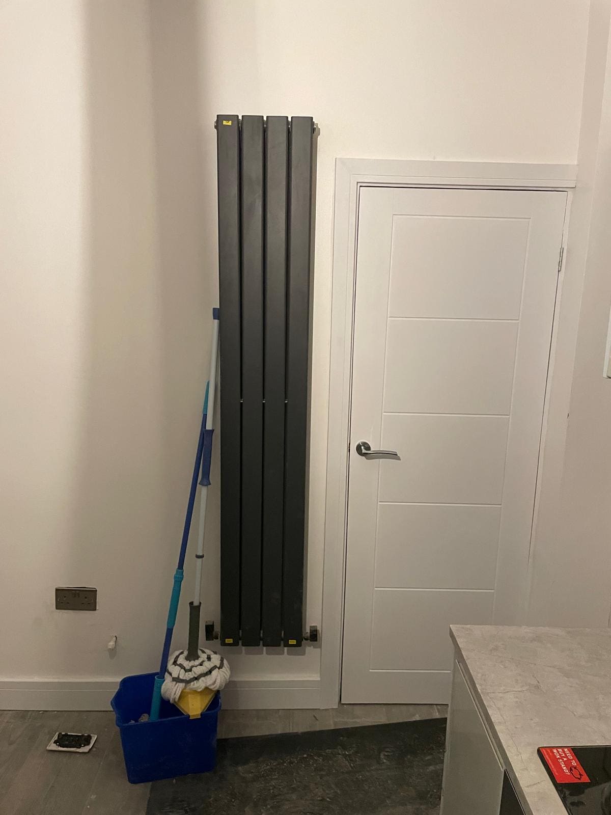 Bathroom project in London with new tile work and brassware